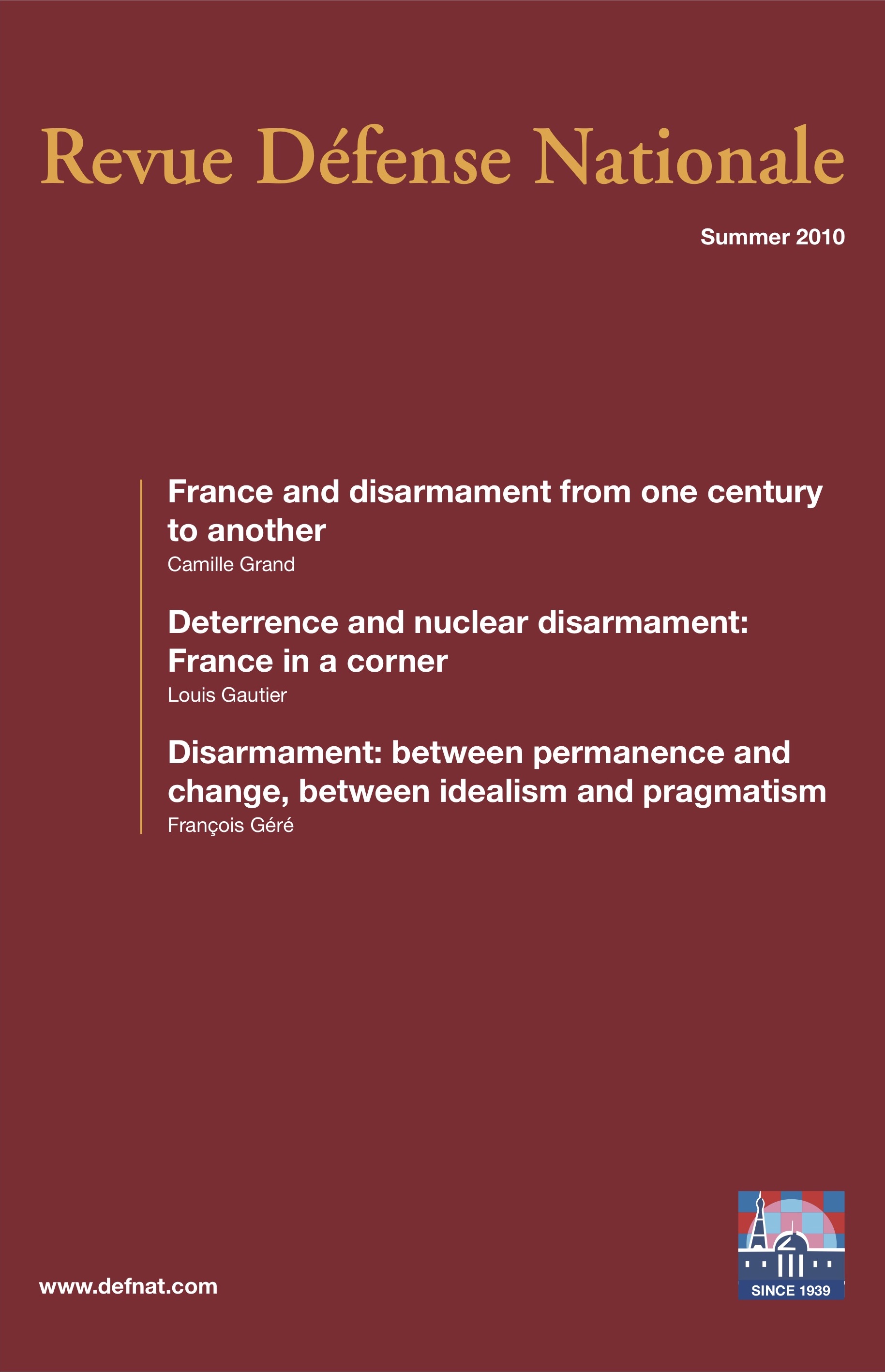 RDN n° 732 - Summer 2010